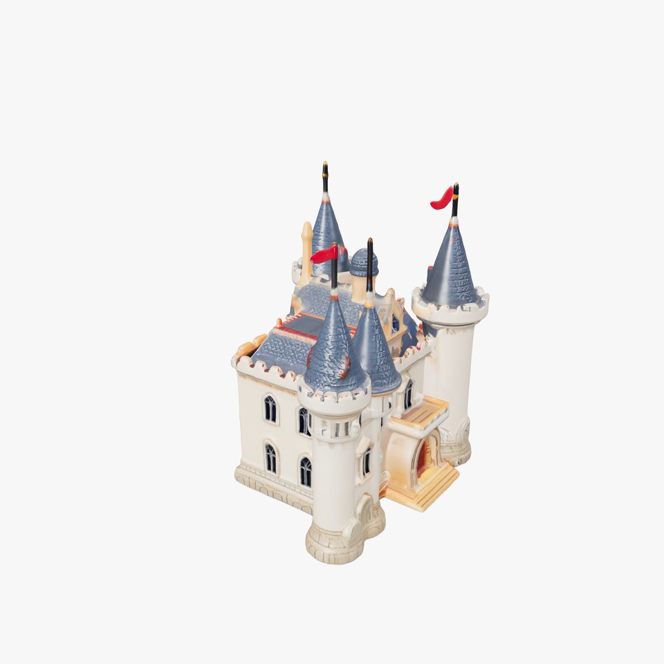 Fantasy Castle Towers model pack